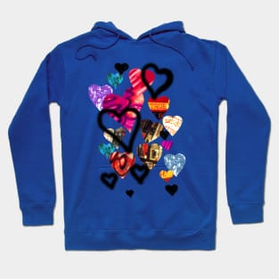 Graffiti Hearts Hoodie